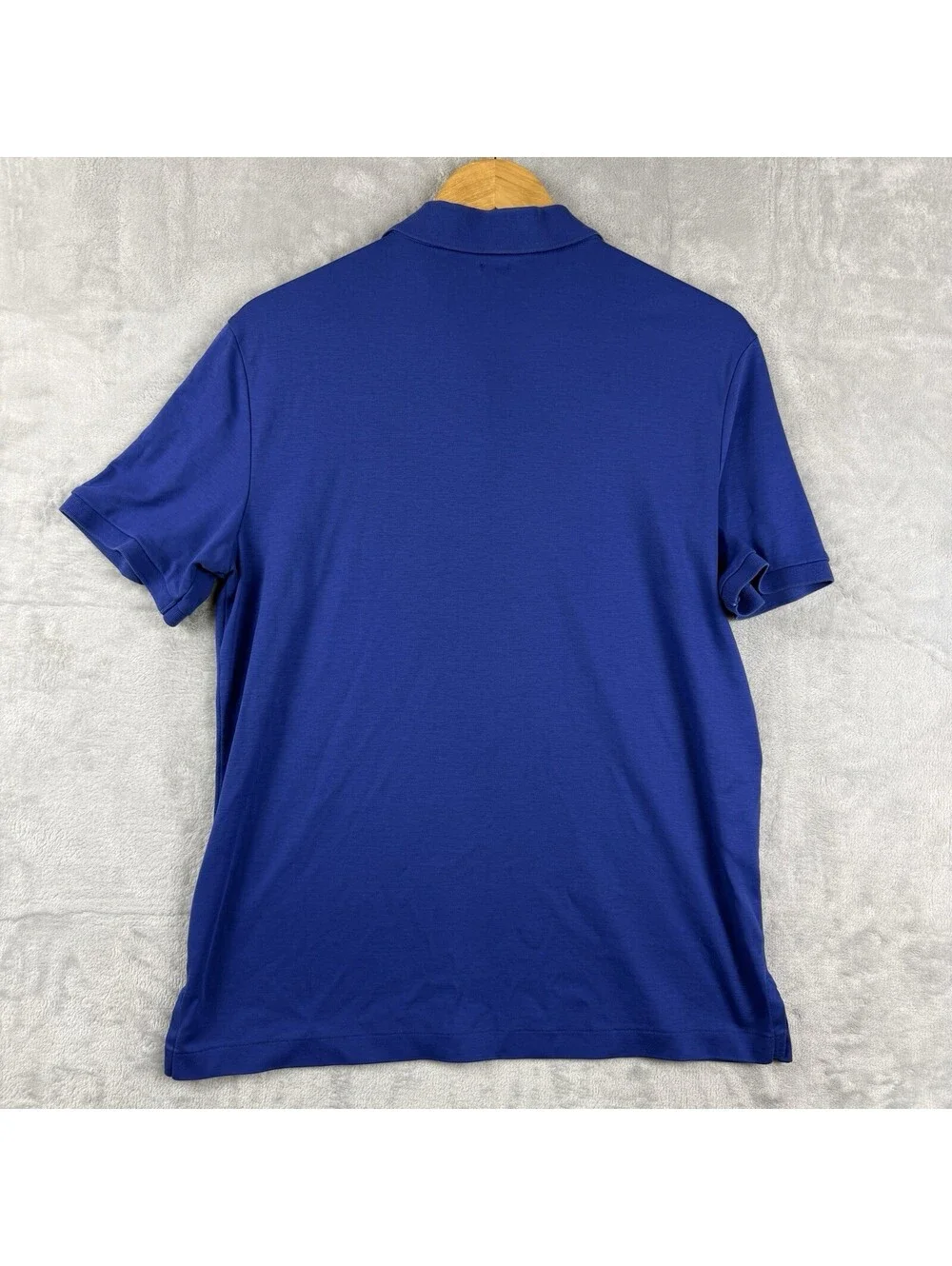 Polo Ralph Lauren Men M Blue Classic Soft Touch Pony Polo Shirt Cotton Preppy